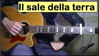 Il sale della terra accordi  Ligabue  Tutorial chitarra [upl. by Nnyrb]