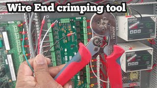 End crimping tool  wire ferrule crimper [upl. by Glynis]