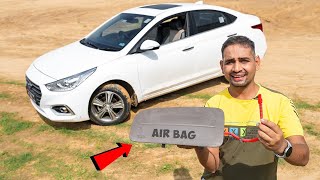 Testing Car Air Bag  कार के Air Bag उड़ा दिये 😬 [upl. by Arlena]