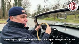 1956 Jaguar Lynx XKSS Recreation  Autosport Designs Road Test [upl. by Ilenna]