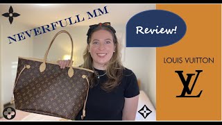 Louis Vuitton Neverfull unboxing amp review  BEST tote bag [upl. by Repip683]