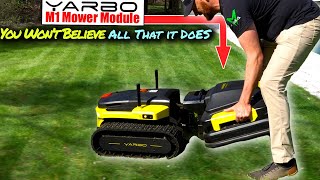 FINALLY a robot mower that has a BUILT IN STRING TRIMMER and cuts high [upl. by Anifled]