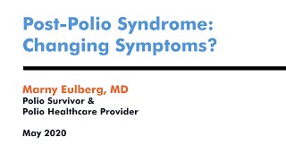 PostPolio Syndrome Changing symptoms [upl. by Dranel279]