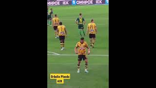 Mexican star O Pineda dance celebrate his goal AEK Athens  πανηγυρισμος γκολ Πινεδα [upl. by Maitland840]