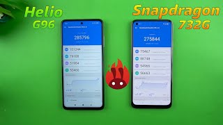 Helio G96 Vs Snapdragon 732G  Antutu Benchmark amp Specification [upl. by Dahlstrom]