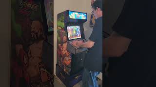 Marvel Vs Capcom 2 Arcade One Up Machine Brief REVIEW [upl. by Naig]