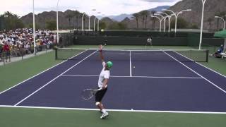 R Nadal Serve in Slow Motion [upl. by Kial]