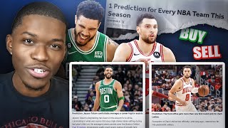 1 Prediction For Every NBA Team This Season [upl. by Hightower]