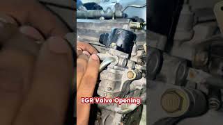 EGR Valve Opening 🧑‍🔧egr rxmechanic mechanic carrepair autorepair viralshorts cr7 carpart [upl. by Cone]