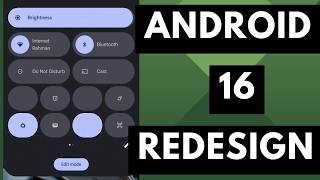Rumored Android 16 Redesigned Notification Shade amp Quick Settings Panel in the Works [upl. by Atnahc]