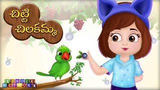 Chandamama Raave  Chitti Chilakamma  Picnic Telugu Kids Rhymes  Kinder Network [upl. by Cottrell377]