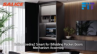 Salice Exedra2 Smart for Bifolding Pocket Doors  Mechanism Assembly [upl. by Kettie]