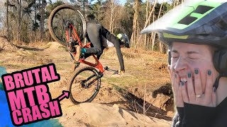 SHE HAD THE MOST BRUTAL MTB CRASH EVER [upl. by Fausta690]