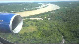 Delta 767 landing at Cincinnati from Paris CDG  25 July 2010 [upl. by Burch]