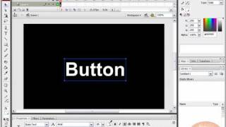 Creating Animating Advanced Rollover Buttons in Flash CS3 [upl. by Cole]