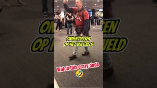 DRUGS ARE BAD GUY LOSE CONTROL ON AIRPORT😱 crazyguy airportshorts funnyshorts drugs drunkman [upl. by Cheffetz268]