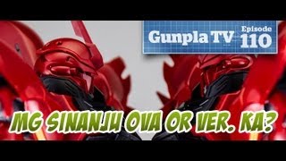 MG Sinanju OVA or ver KA  Gunpla TV 110 [upl. by Yuria]