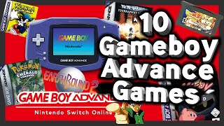 Top 10 GBA Games for Switch Online [upl. by Subocaj]