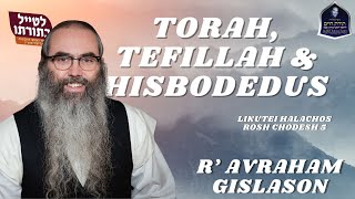 Torah Tefilla and Hisbodedus Likutei Halachos Rosh Chodesh 5 [upl. by Weig435]