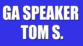 GA Speaker Tom S– quotGreat Short Speaker with 15 Years of Recovery Explains 12Stepsquot [upl. by Ardnos302]