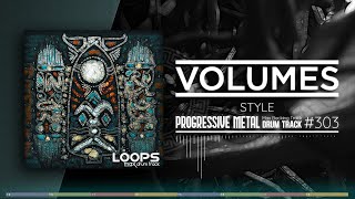 Progressive Metal Drum Track  Volumes Style  180 bpm [upl. by Yrnehnhoj788]