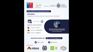 Ciclo Webinar en Infraestructuras quotPuentes Desafíos futuros de la Dirección de Vialidadquot [upl. by Teerpnam]