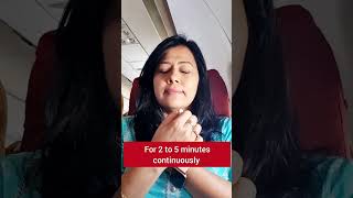 Ear pressure during the flight in the Air Try this Acupressure amp Yogic Trick [upl. by Rramed]