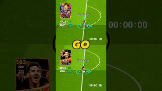 19 Years Messi Vs Big Time Messi Card eFootball Speed Challenge 😱 shorts efootball2025 [upl. by Hoi]