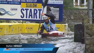 Stefan Hengst Germany  Kayak SemiFinal  2024 ICF Canoe Slalom World Cup La Seu Spain [upl. by Ynomrah]