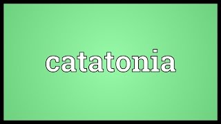 Catatonia Meaning [upl. by Nowell968]