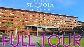 4K Disneys Sequoia Lodge  Full Tour  Disneyland Paris [upl. by Lusty]