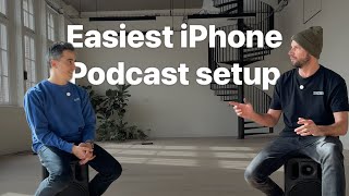 Record and Auto Edit a video podcast with one iPhone [upl. by Rodolfo799]