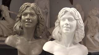 Sculpting a Portrait Making a Mold and a Cast [upl. by Yznel]