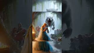 👸 Heroic Rescue Prince Saves Elsa and Baby from Ferocious Wolves 🐺👶 frozen elsa [upl. by Oicinoid]