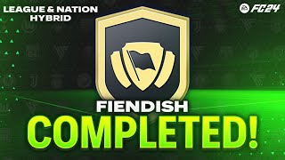 Fiendish SBC Completed  League amp Nation Hybrid  Tips amp Cheap Method  EAFC 24 [upl. by Eedna]