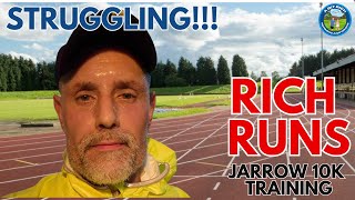 RICH RUNS  STRUGGLING AHEAD OF JARROW 10K [upl. by Hurwitz728]