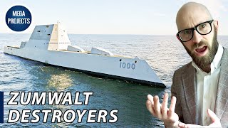 Zumwalt Destroyers Three NextGeneration US Stealth Ships That Kind of Look Like Ironclads [upl. by Nawak582]