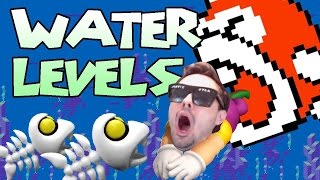 Mario Maker  BRUTAL Underwater Level quotMaster and Commanderquot by Barbarian Losing My Mind [upl. by Noied]