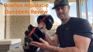 Bowflex SelectTech 552 Adjustable Dumbbells Review [upl. by Ansilma]