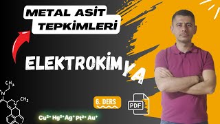 Metal AsitBaz Tepkimeleri  Kimya ve Elektrik  6 Ders [upl. by Nadruoj]