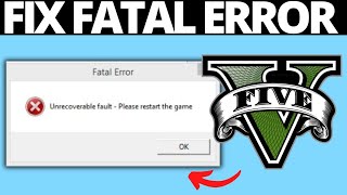 GTA 5 Fatal Error  How To Fix Fatal Error in GTA 5  Fix 2024 Updated [upl. by Wilkison403]