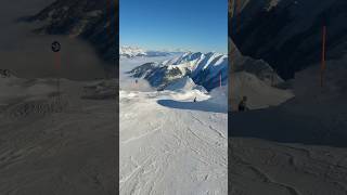 Kitzsteinhorn Kaprun  Skiing on the Glacier  Blue 10  skiing ski winter mountains narty [upl. by Mazur]