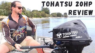 Tohatsu 20hp EFI Outboard Review  Is this the BEST on the market NOT SPONSORED Same as Mercury [upl. by Ludly]