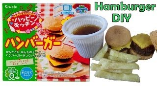 Kracie Popin Cookin Hamburger DIY Candy Cheeseburger Fries Kit [upl. by Croteau598]