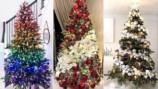 🎄100 IDEAS ÁRBOLES DE NAVIDAD 2024  ÁRBOLES NAVIDEÑOS LUJOSOS  DECORACIÓN NAVIDEÑA 2024 🎄 [upl. by Enra]