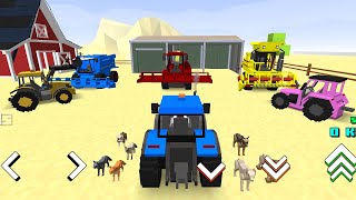 Blocky Farm amp Racing  Simulator UPDATE IOS  ANDROID GamePlay [upl. by Peterson521]