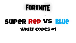 super red vs blue vault codes 1 bombe code and open the vault code [upl. by Aihseyk]