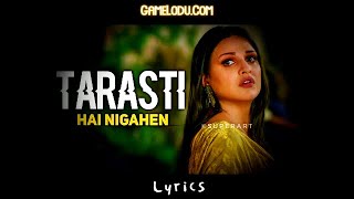 Tarsati Hai Nigahen Meri Official Video Himanshi Khurana Asim Riaz Latest Romantic Songs 2021 [upl. by Wasson]