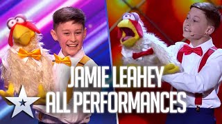 Jamie Leahey amp Chuck ALL Performances  Britains Got Talent [upl. by Kajdan]