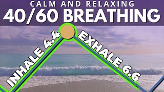 4060 Deep Breathing for Stress Inhale takes 40 of the cycle Exhale takes 60 [upl. by Rabkin]